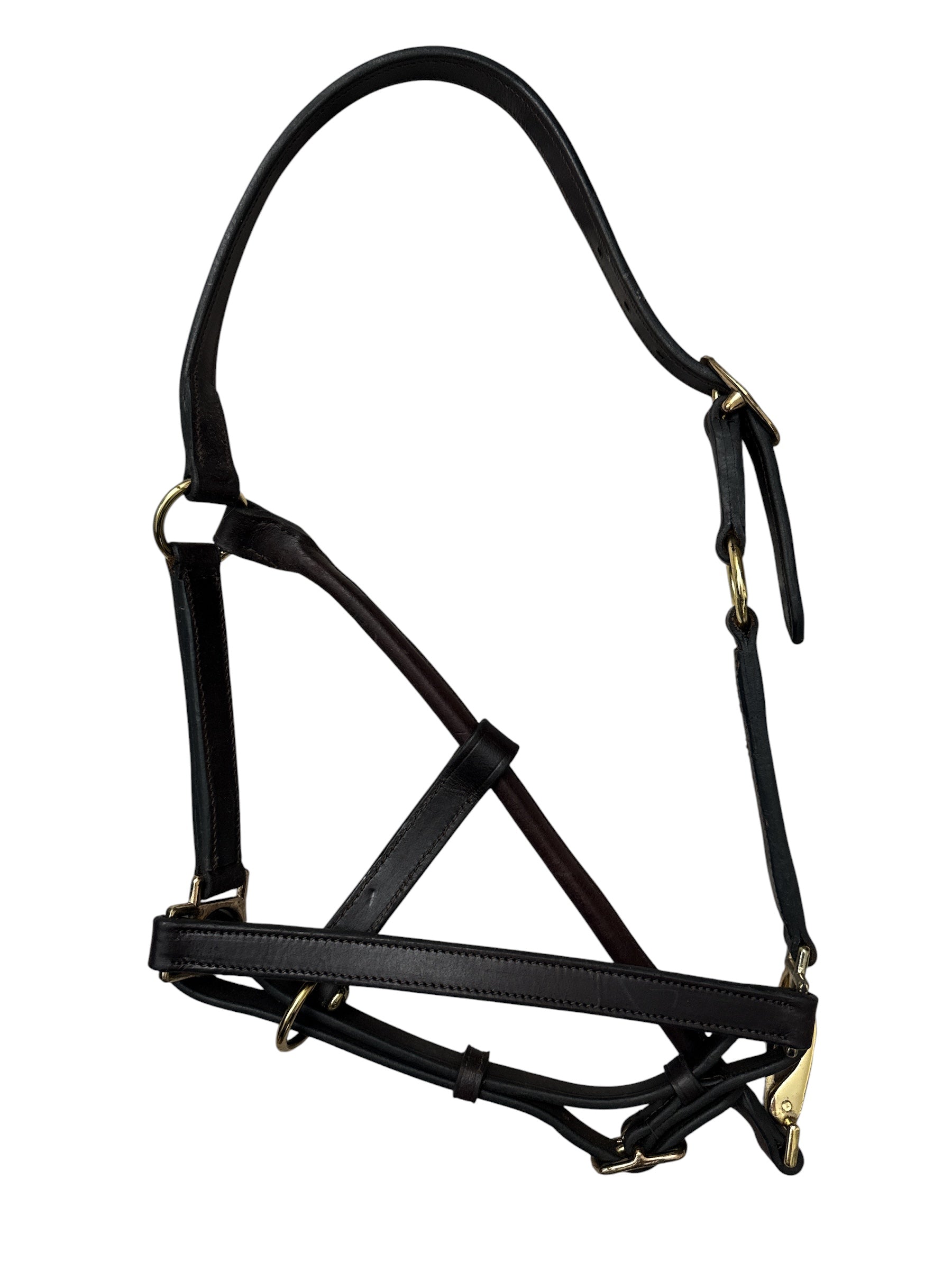 Camelot Pony Turnout Halter - Brown Leather  NEW
