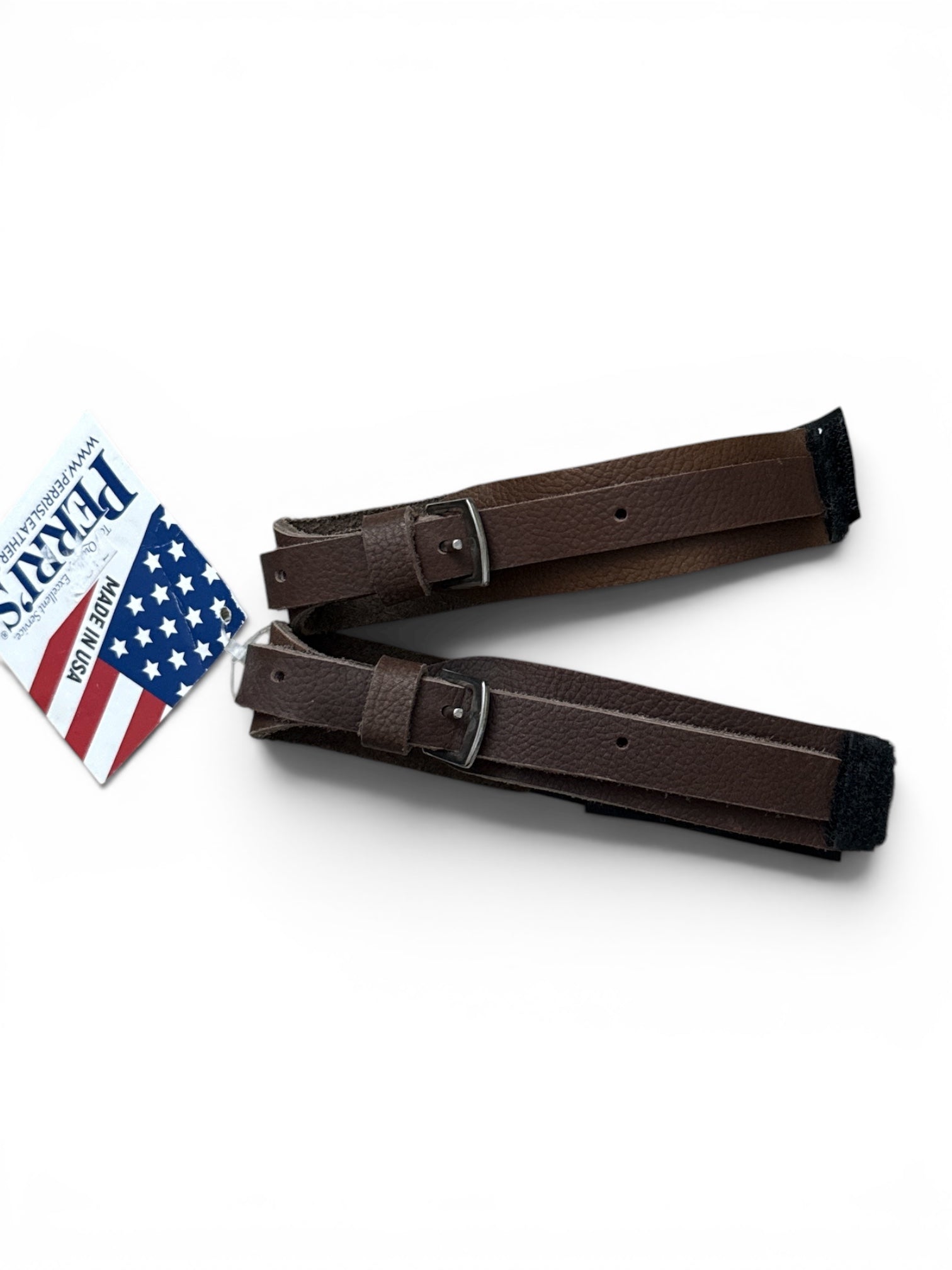 Perri's Easy-On Garter Straps - Havana Brown / Youth Large   NEW