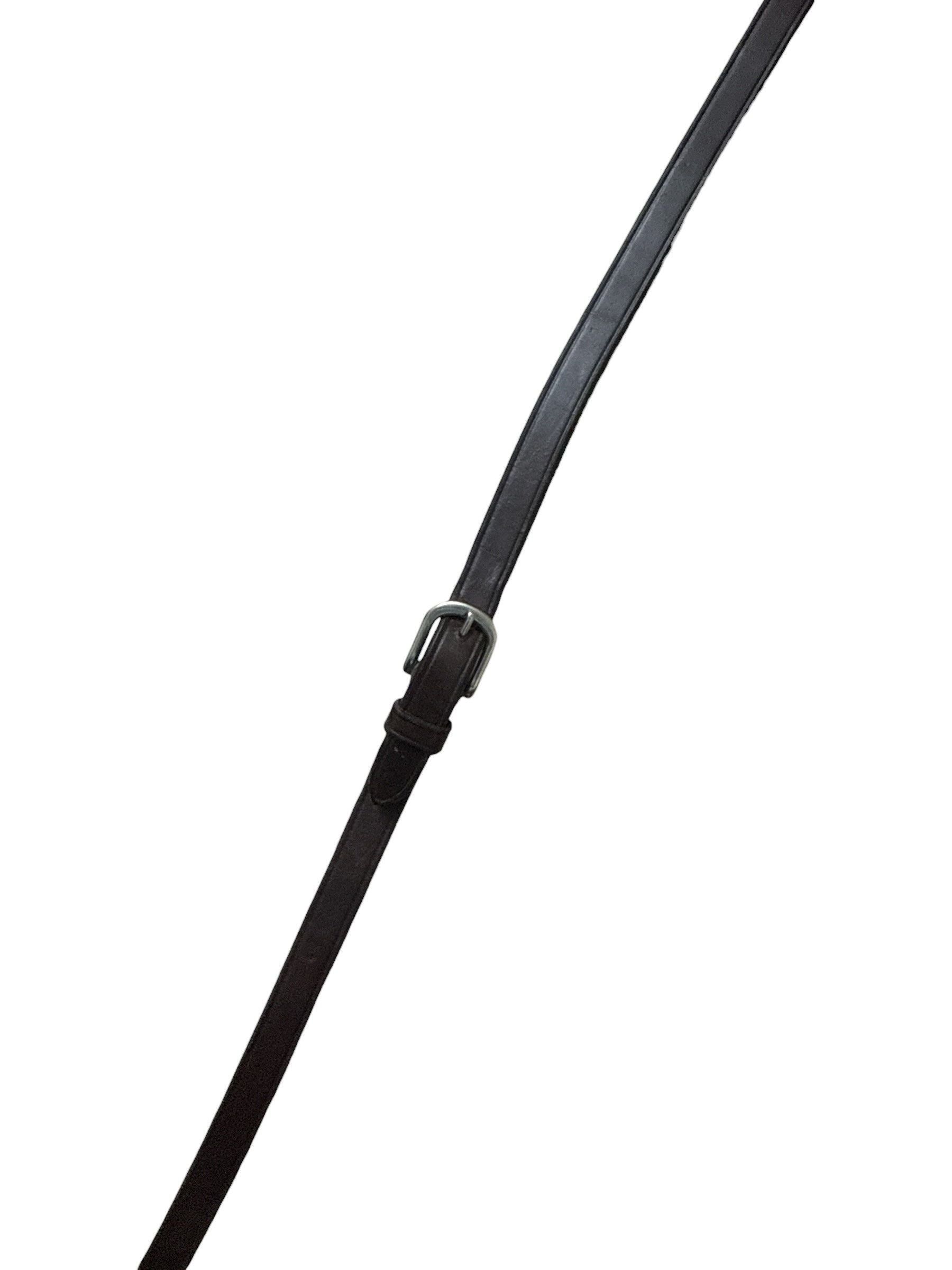 Leather Draw Reins With Elastic / Bungee Cord - Brown