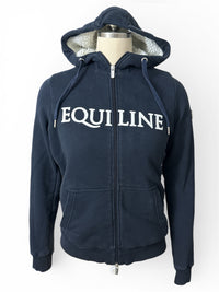 Equiline Celaste C Zip Up Hoodie - Navy / Size Small
