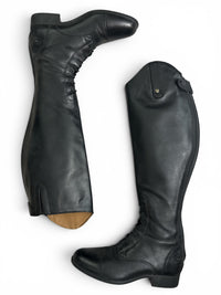 Ariat Women's Heritage Contour II Field Zip Tall Riding Boots -  Black /Size 8.5 Medium Height / Full Calf