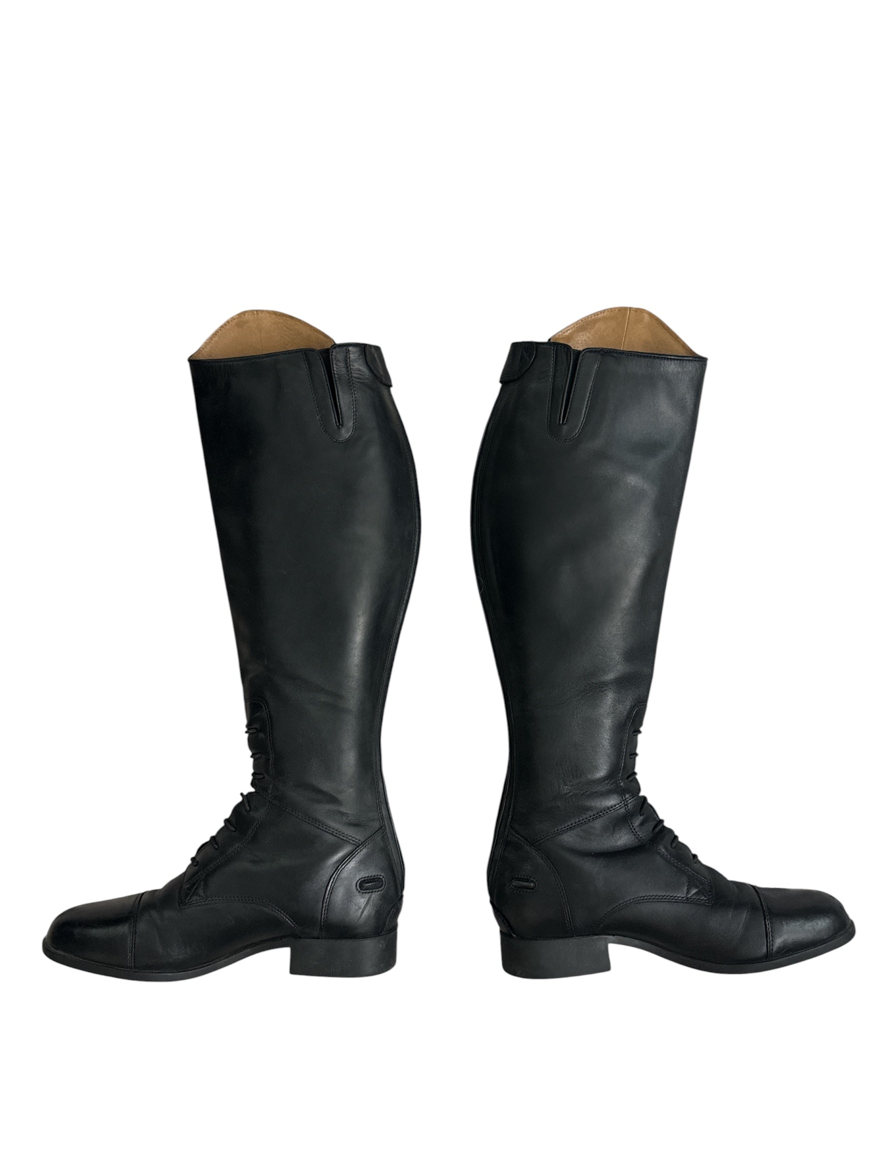 Ariat Women's Heritage Contour II Field Zip Tall Riding Boots -  Black /Size 8.5 Medium Height / Full Calf
