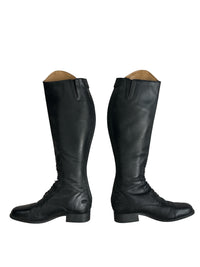 Ariat Women's Heritage Contour II Field Zip Tall Riding Boots -  Black /Size 8.5 Medium Height / Full Calf