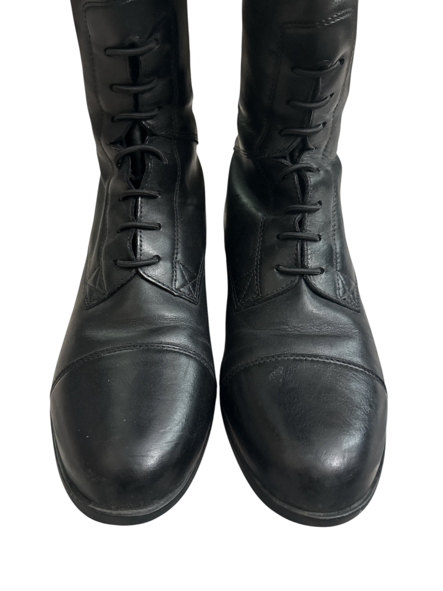Ariat Women's Heritage Contour II Field Zip Tall Riding Boots -  Black /Size 8.5 Medium Height / Full Calf