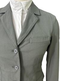 Animo Women's 4 Button Show Coat - Grey / Size IT 40
