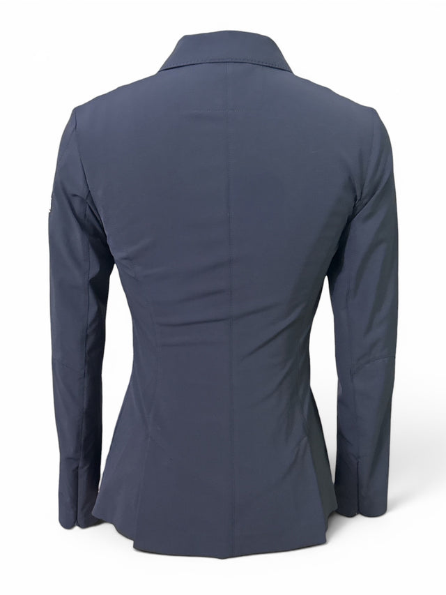 Animo Women's 4 Button Show Coat - Navy / Size IT 40