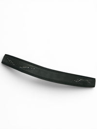 Animo Henry Belt with Swarovski Crystals - Black / Size 85 cm
