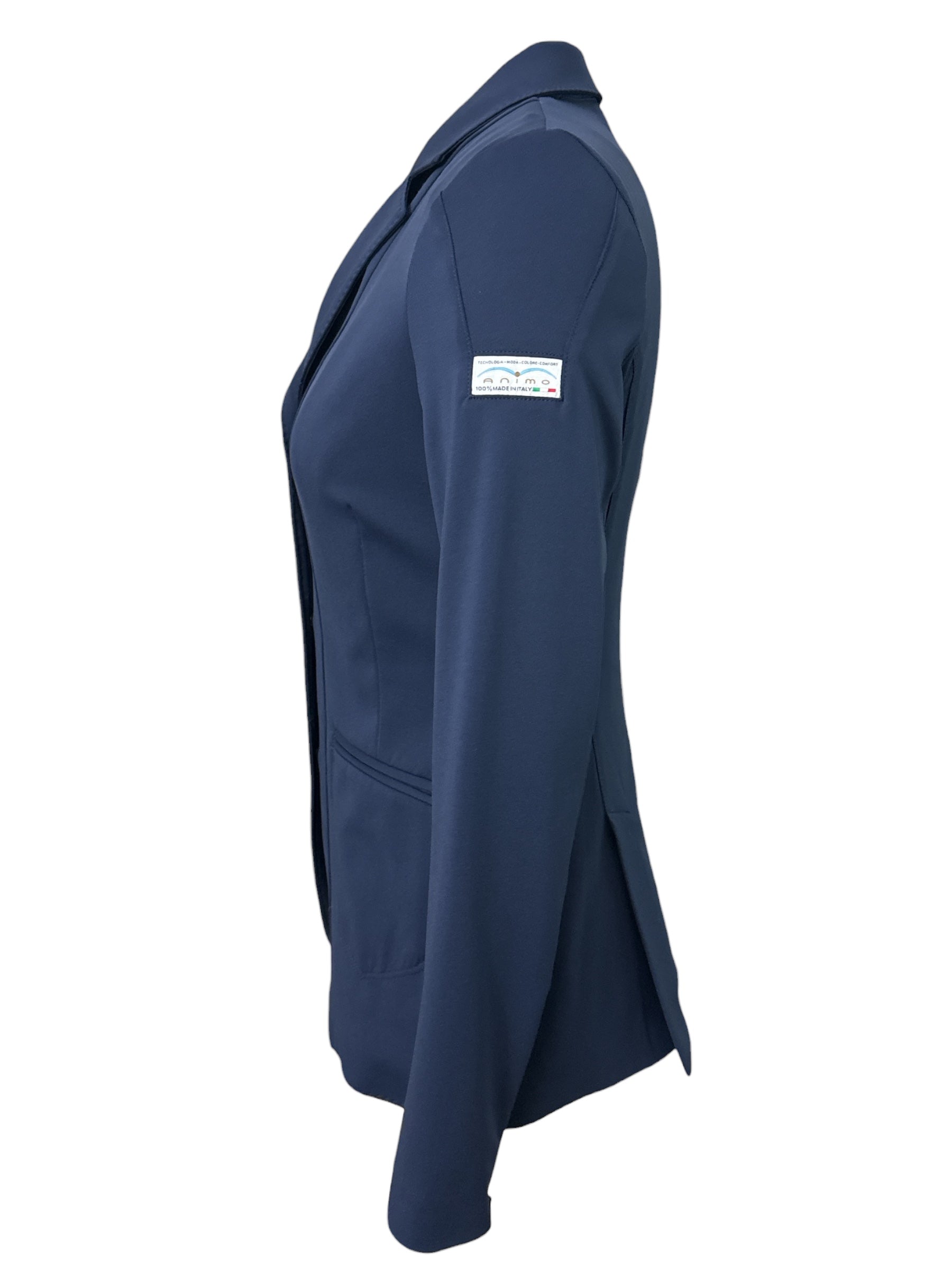 Animo Women's Show Coat - Navy Blue / Size IT 40
