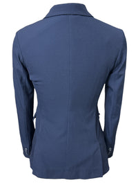 Animo Women's 4 Button Show Coat - Navy Blue / Size IT 40