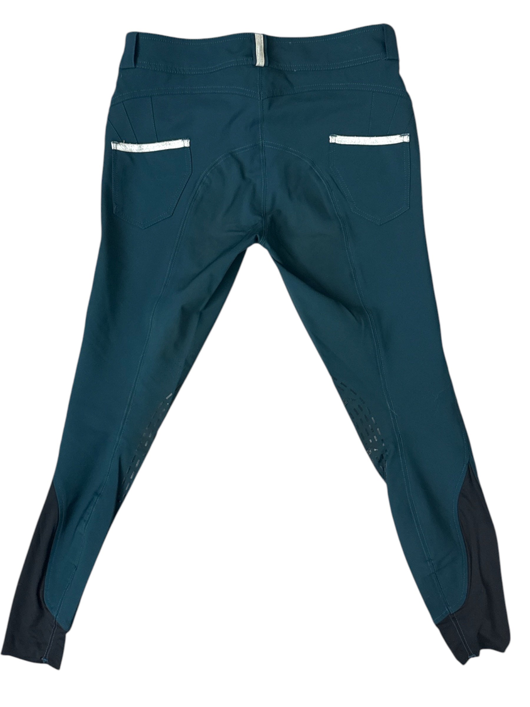 Penelope Women's Fun Breeches - Peacock Blue / Size FR 40