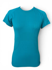 TKEQ Kennedy Seamless Short Sleeve Shirt / Turquoise - Size S/M