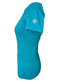 TKEQ Kennedy Seamless Short Sleeve Shirt / Turquoise - Size S/M