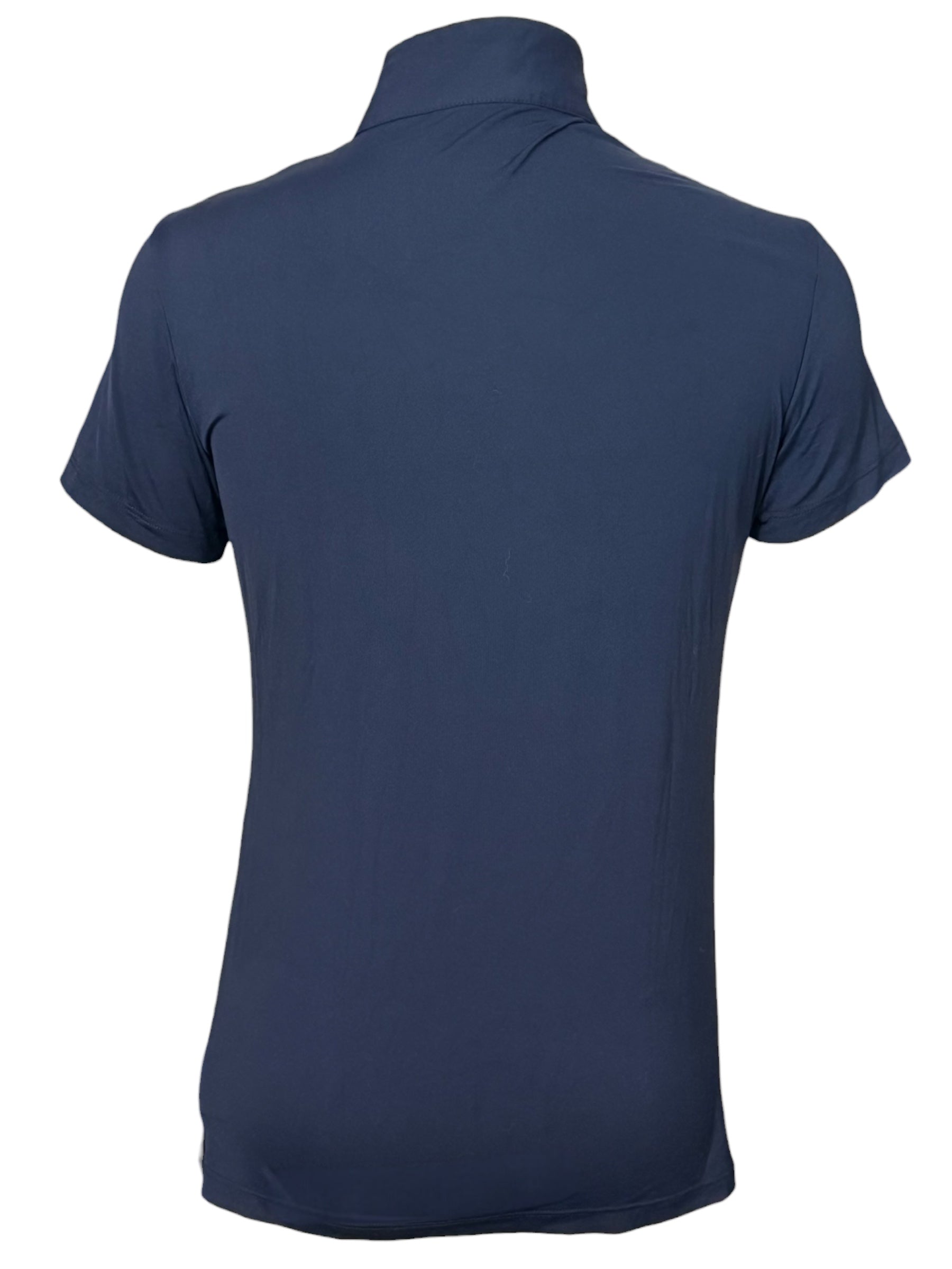 The Tailored Sportsman Women's Short Sleeve Sun Shirt - Navy Blue / Size Small