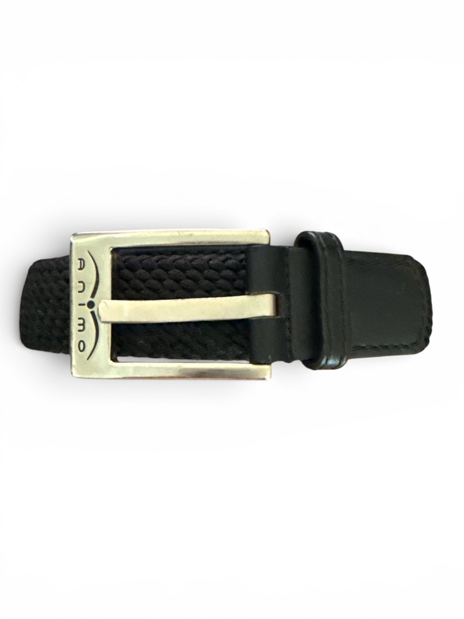 Animo Halan Braided Woven Belt - Black / Size 85 cm