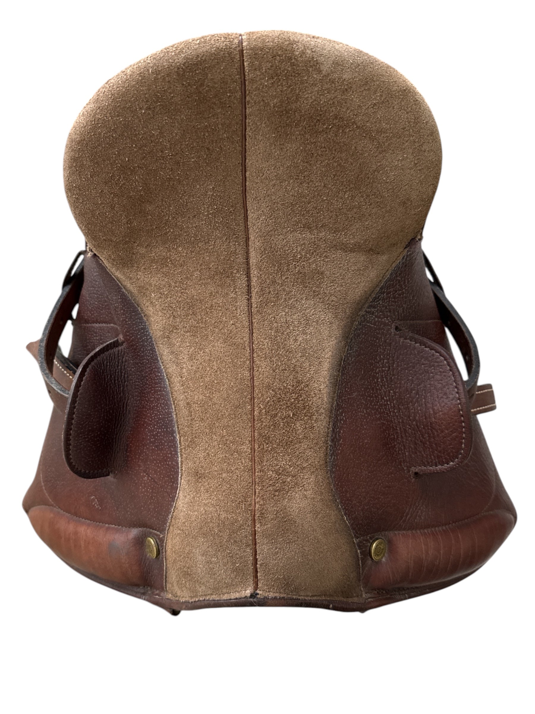 Collegiate Leadline Junior Saddle With Leathers - Brown / 12 "