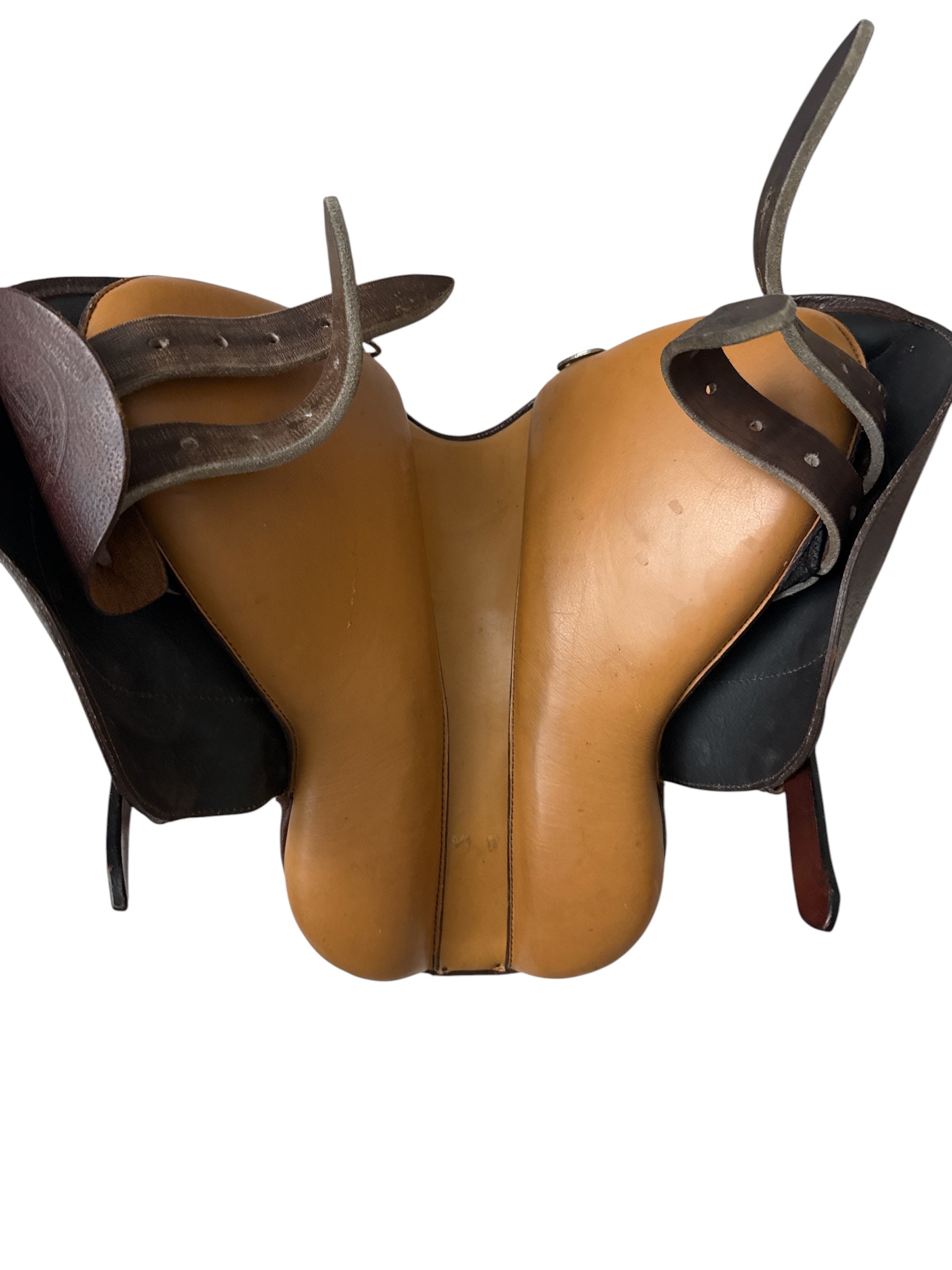 Collegiate Leadline Junior Saddle With Leathers - Brown / 12 "