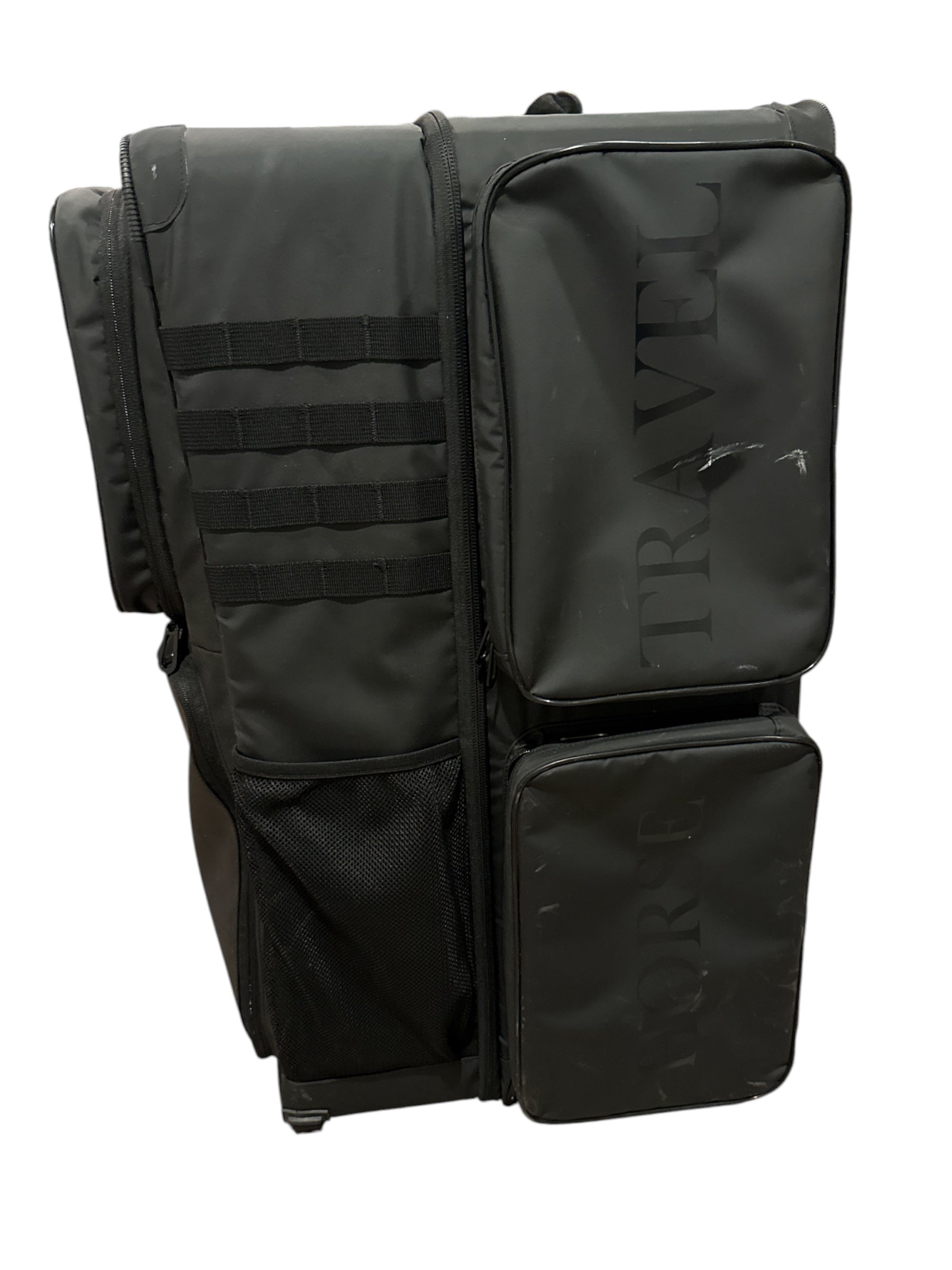 Horse & Travel Competition Suitcase Saddle Storage with Removable Trolley - Black