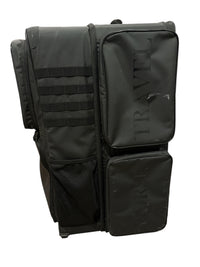 Horse & Travel Competition Suitcase Saddle Storage with Removable Trolley - Black