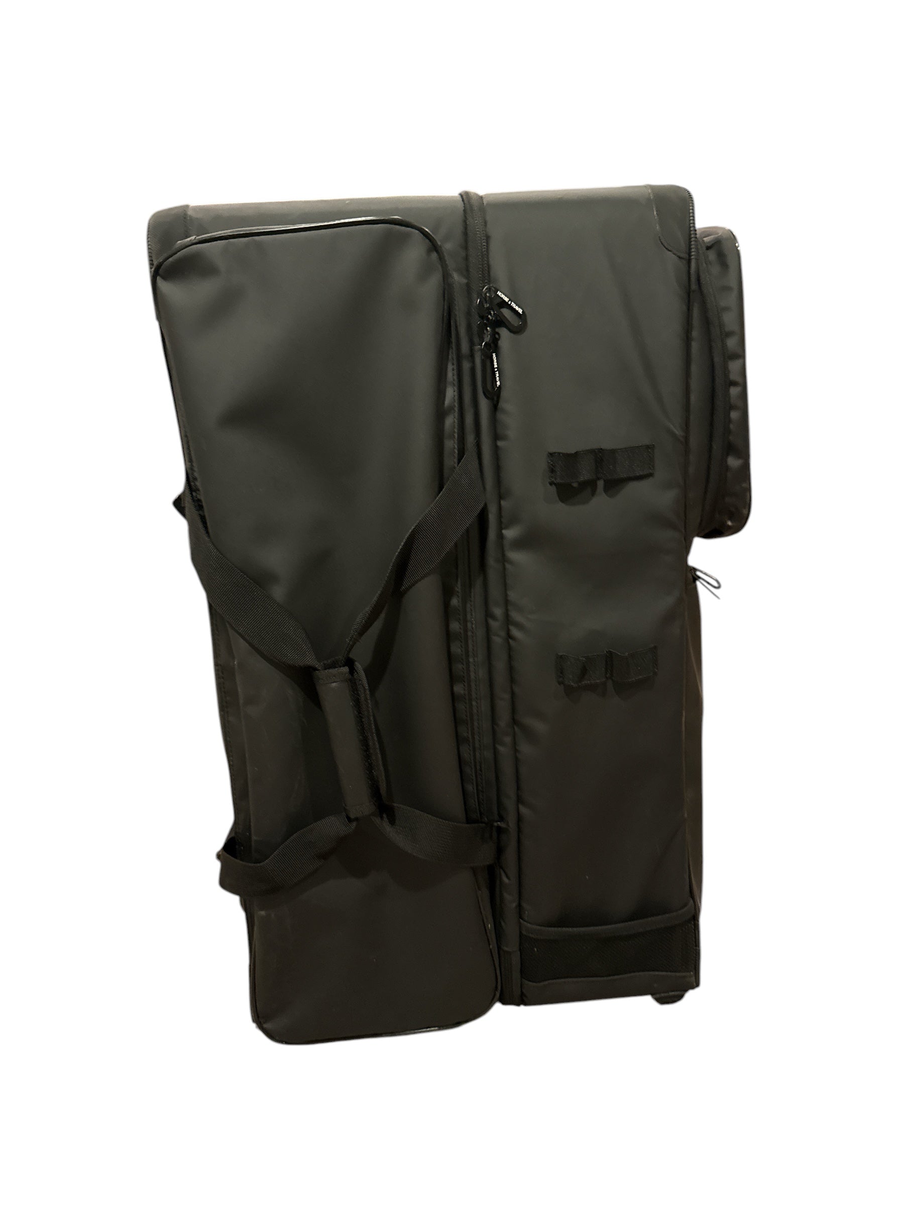 Horse & Travel Competition Suitcase Saddle Storage with Removable Trolley - Black