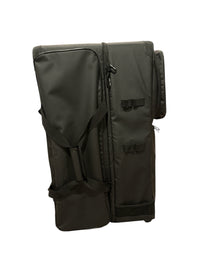 Horse & Travel Competition Suitcase Saddle Storage with Removable Trolley - Black