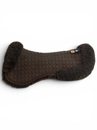 Mattes Platinum All Purpose Half Pad with Rear Trim - Brown / Size Medium