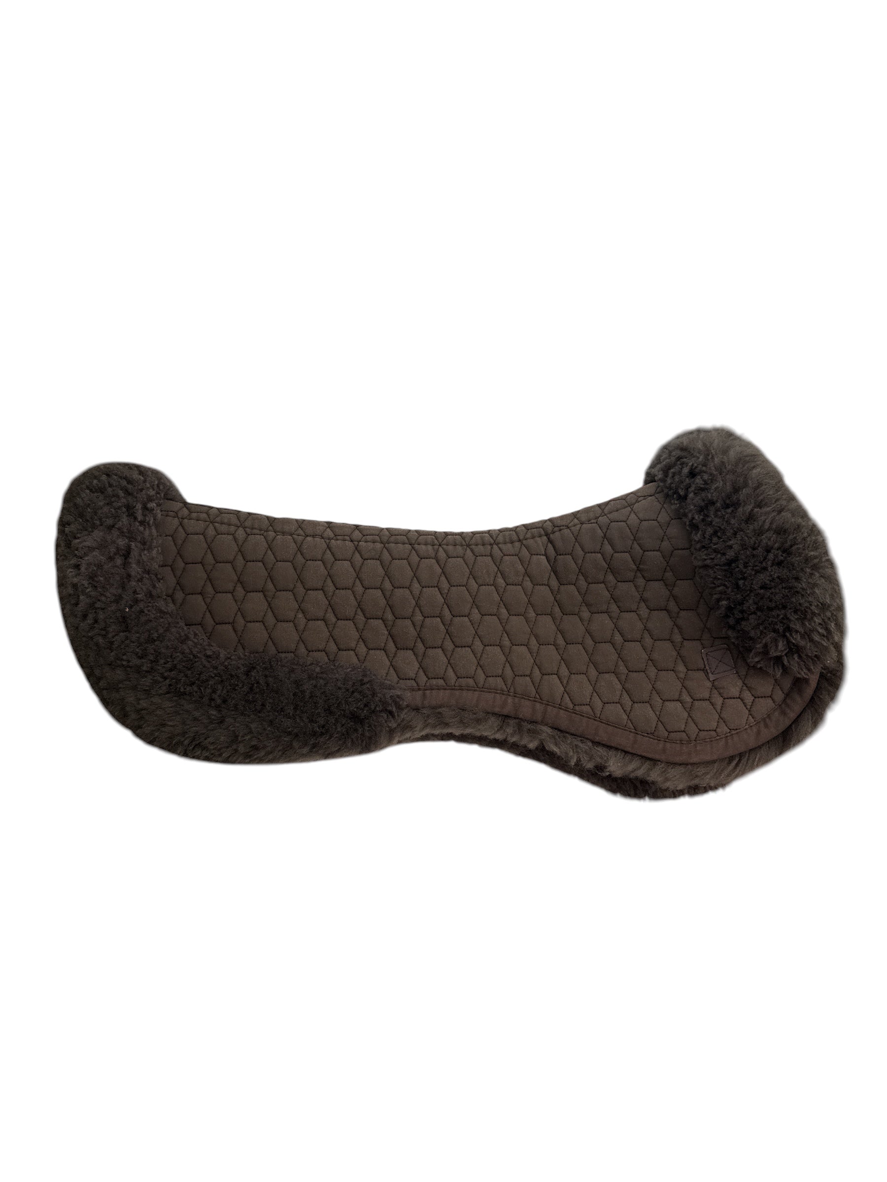 Mattes Platinum All Purpose Half Pad with Rear Trim - Brown / Size Medium