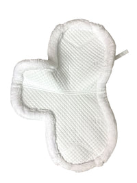Arma SupaFleece Rimmed Shaped Contour Hunter Pad - White / Size 18"