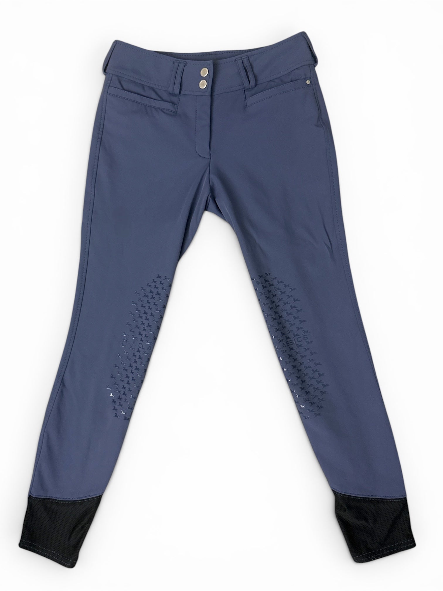 RJ Classics Harper Knee Grip Breeches - Grey Purple / Size 26 R