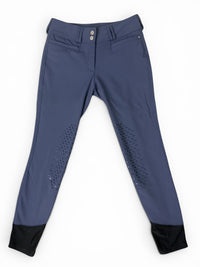 RJ Classics Harper Knee Grip Breeches - Grey Purple / Size 26 R