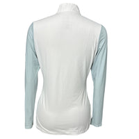 Equestrian Club Lenna Show Shirt - Blue  / Size Medium
