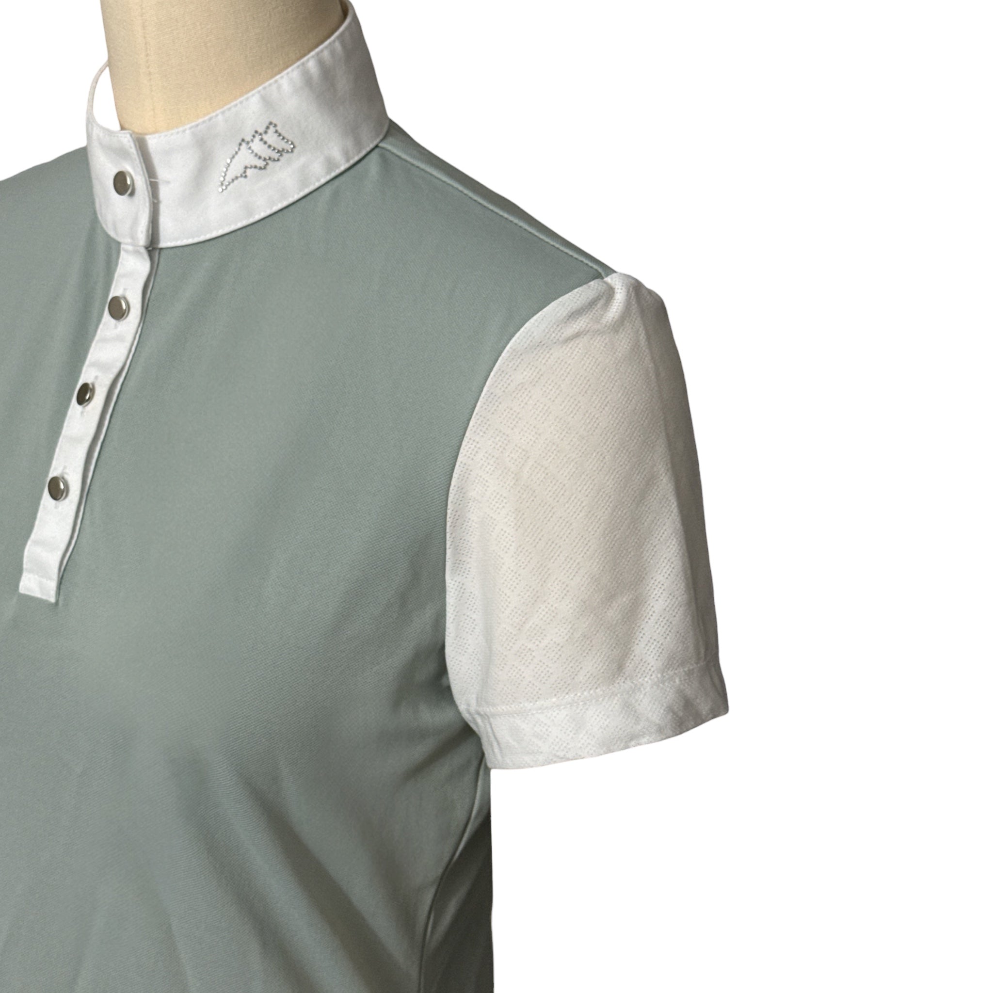 Equiline Esdie Show Shirt - Mirage Green / Size Small
