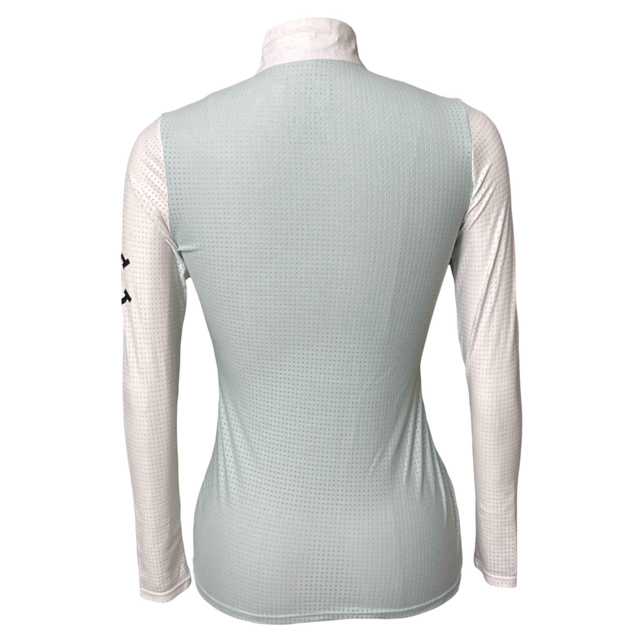 Equestrian Club Amy Show Shirt - Aqua Blue / Size XS