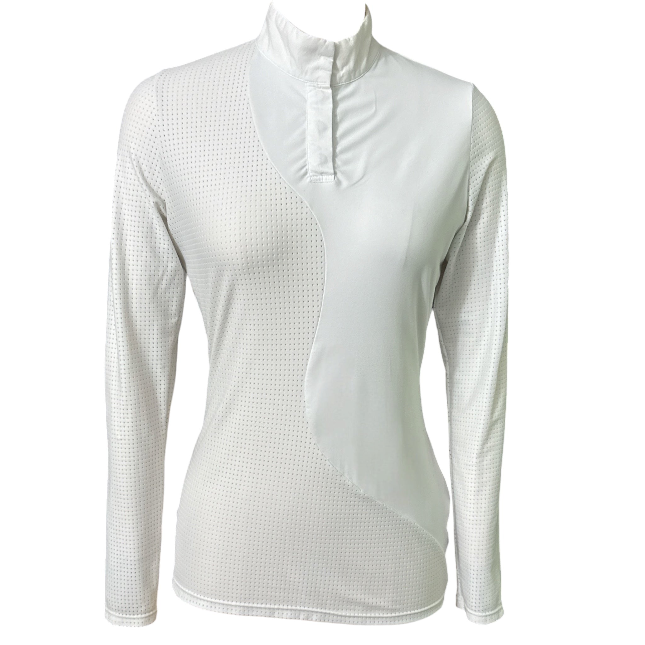 Equestrian Club Lenna Show Shirt - White / Size Medium