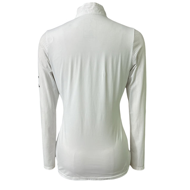 Equestrian Club Lenna Show Shirt - White / Size Medium