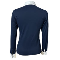 Animo Long Sleeve Show Shirt - Navy / Size IT 40