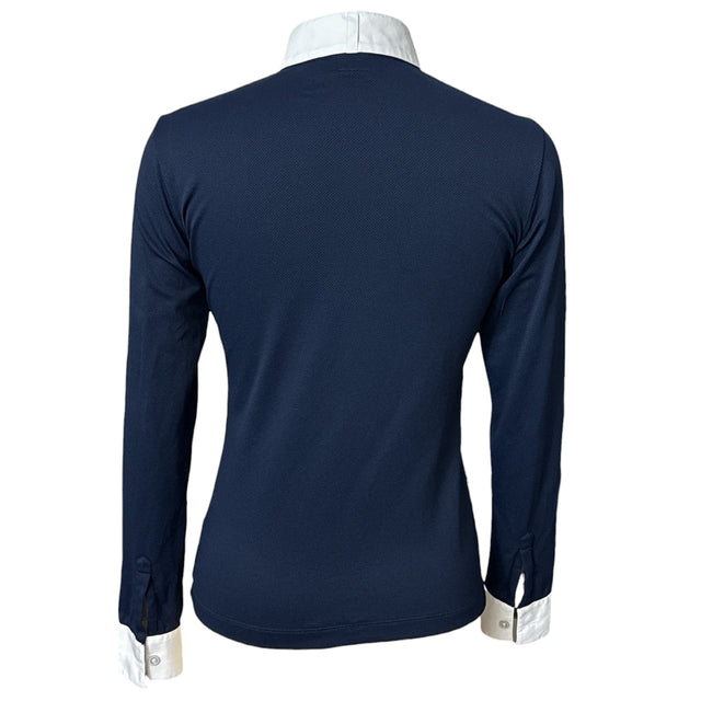 Animo Long Sleeve Show Shirt - Navy / Size IT 40