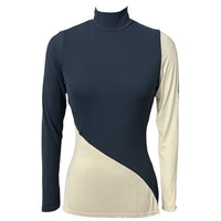 Equestrian Club BELLA mockneq - Beige with Black - Size Small