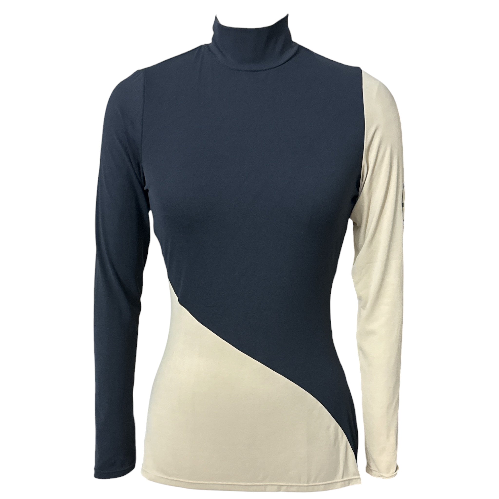 Equestrian Club BELLA mockneq - Beige with Black - Size Small