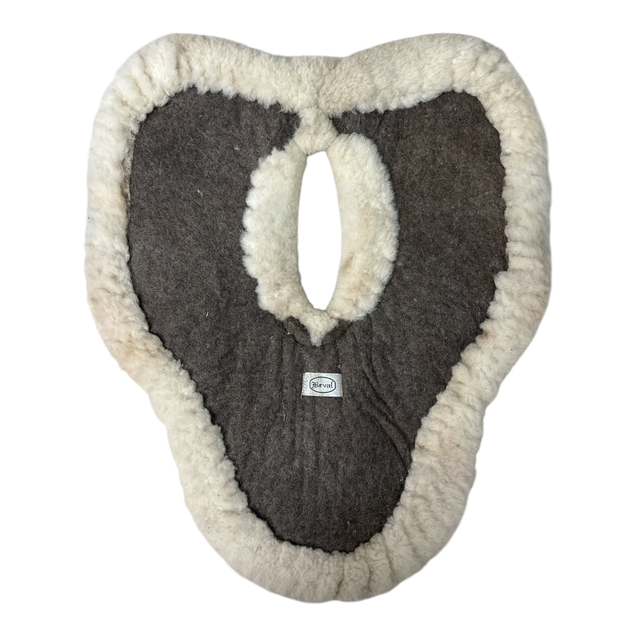 Beval Saddlery Therapeutic Wither Relief Half  Pad - White Sheepskin
