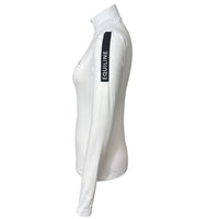 Equiline Women's Winter Fleece ColateC Top - White / Size XXS