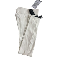 Ovation Kid''s Aerowick GripTech Knee Patch Jods  - Neutral Beige / Size Youth Medium (10)  NEW