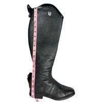 Tucci Special Design Tall Dress Boots - Black / Size 37