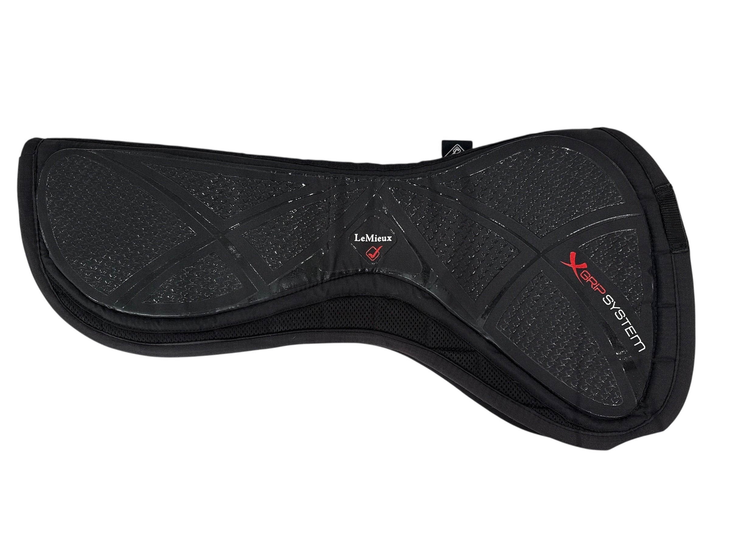 LeMieux X-Grip Silicone Half Pad Black / Large