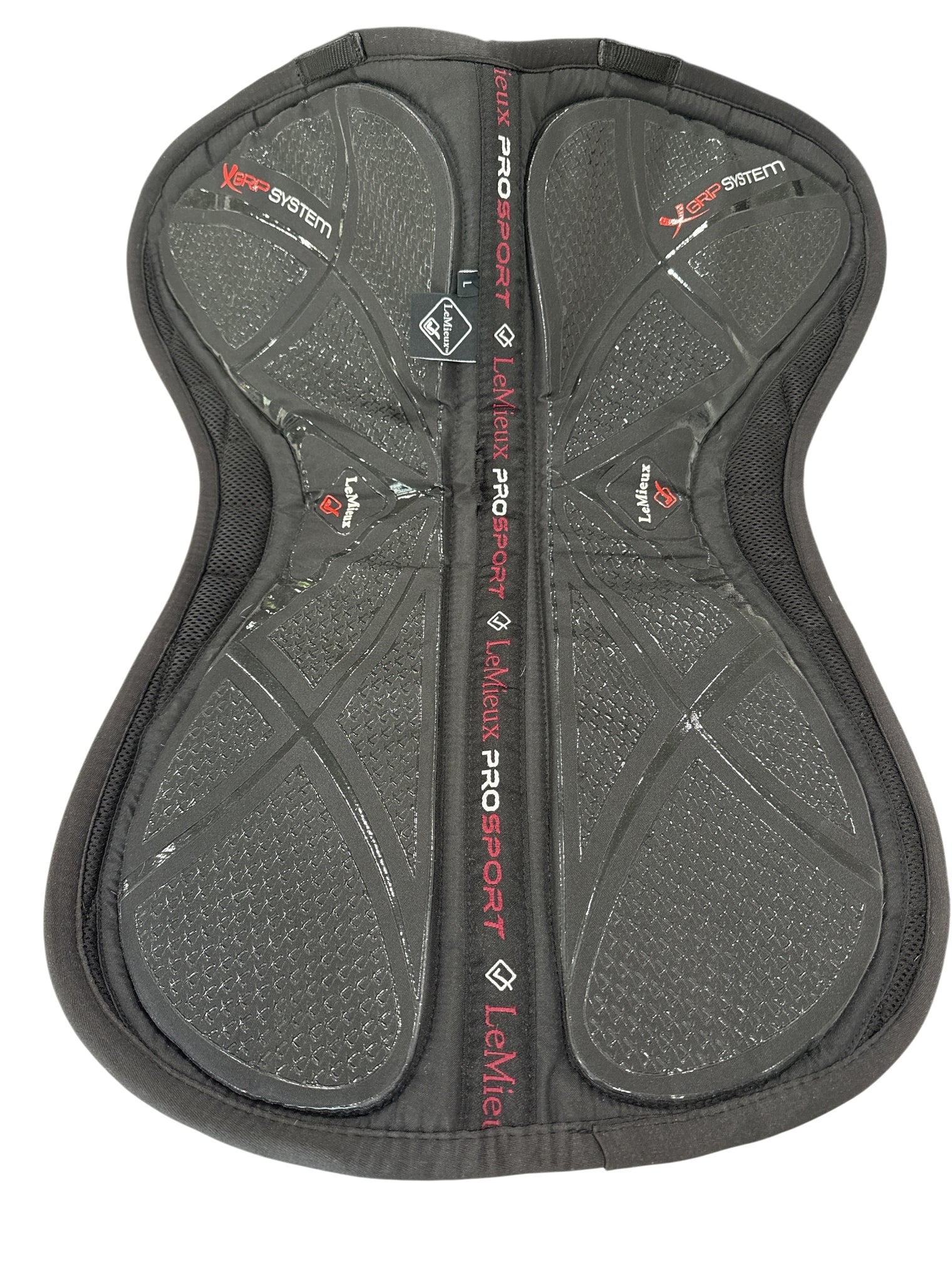 LeMieux X-Grip Silicone Half Pad Black Large