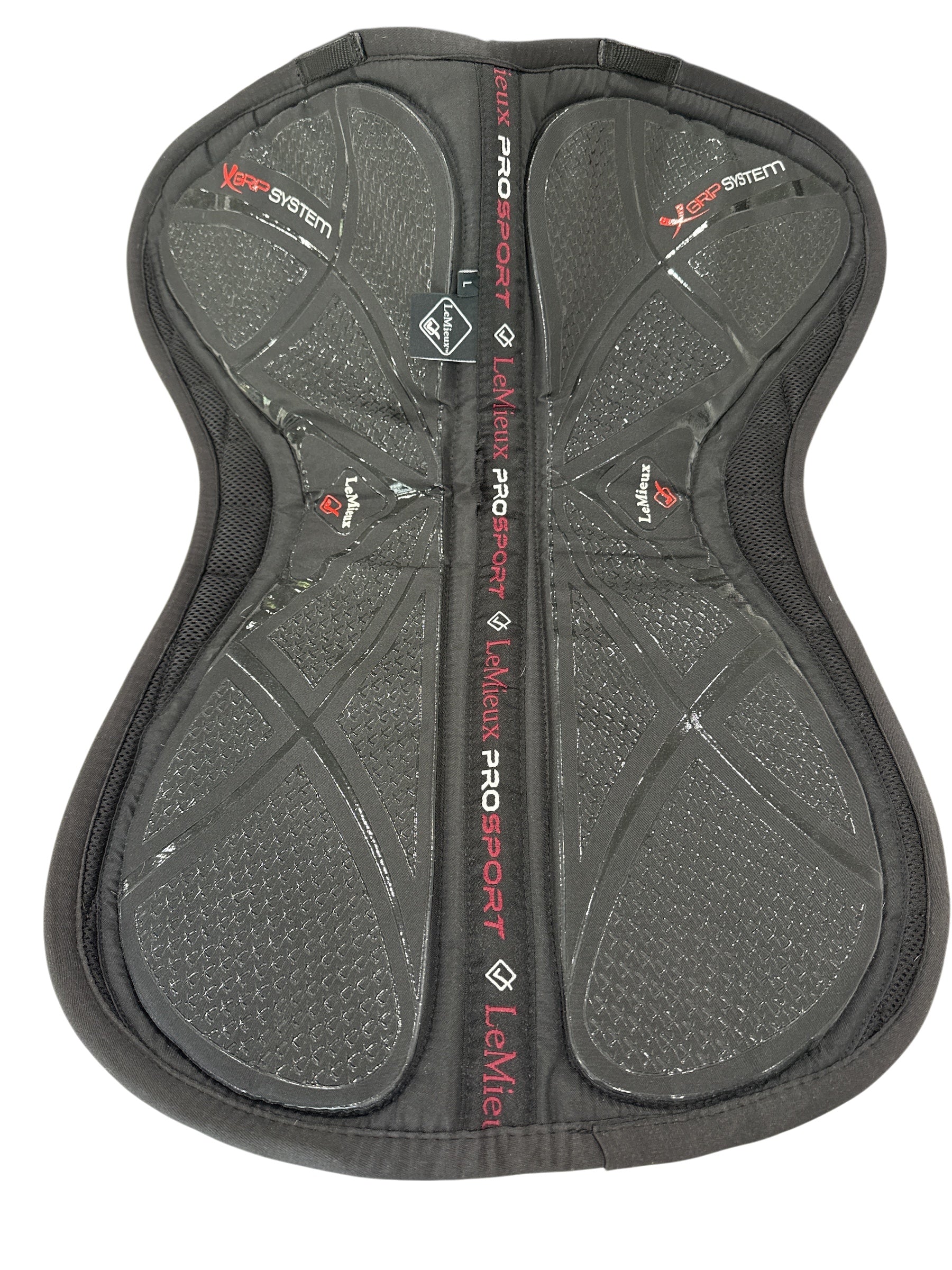 LeMieux X-Grip Silicone Half Pad Black / Large