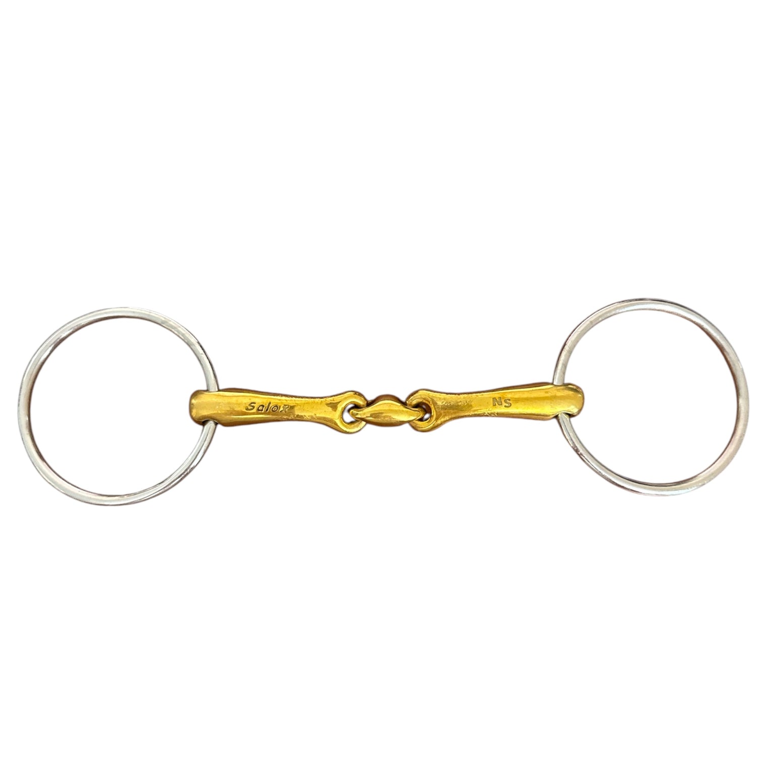 Neue Schule Tranz-Angled Lozenge Loose Ring Snaffle Bit 5.25"