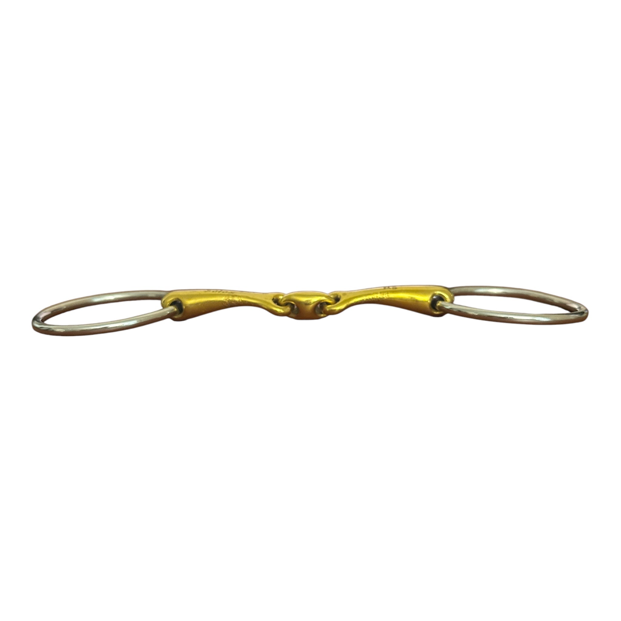 Neue Schule Tranz-Angled Lozenge Loose Ring Snaffle Bit Size  5.25" / 14 mm