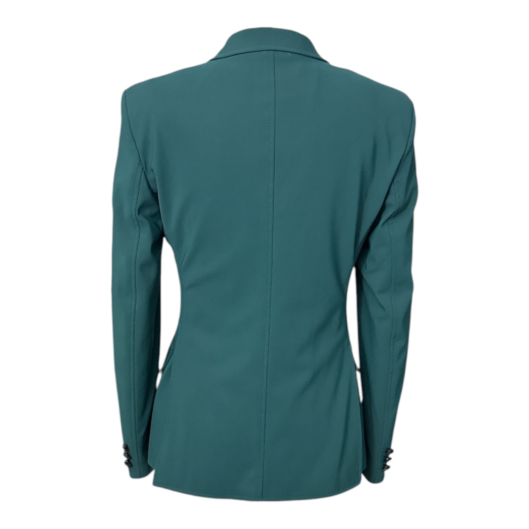 Grand Prix Ladies EQJ 3 Button Show Coat in Tech Fabric - Green / Size US 4 (10 R)