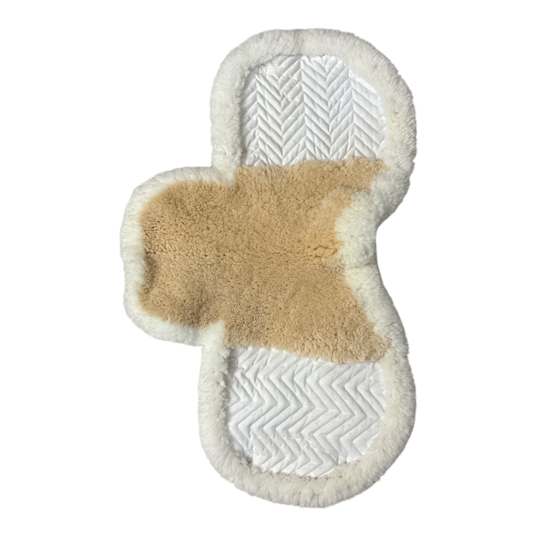 Fleeceworks Close Contact Full Trim Hunter Contour Pad - White / Size Medium