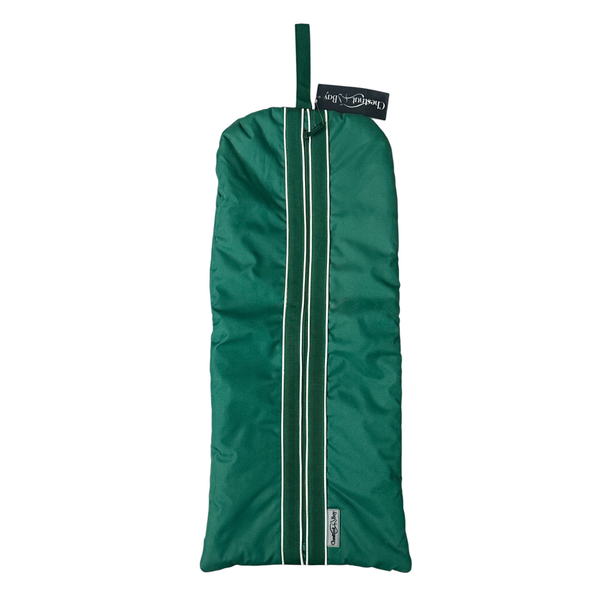 Chestnut Bay Fleece Lined Bridle Bag / Green  NEW